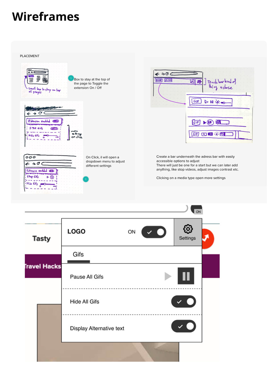 Lo-fi-wireframes