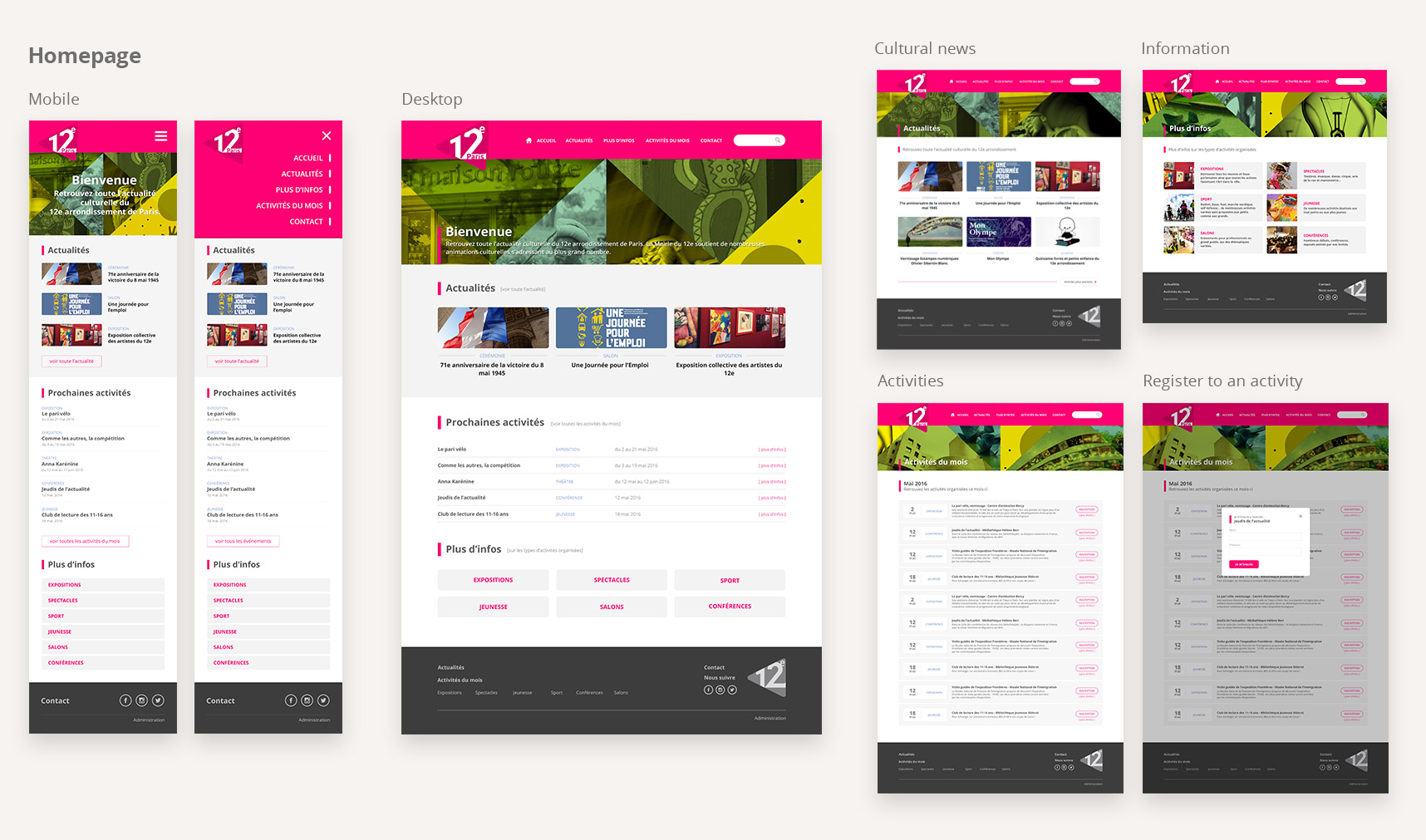 Paris 12e mockups